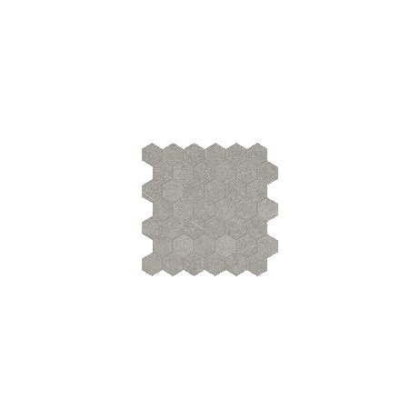 Mosaic Hexagon Mjörk Clay Matte 12" x 12"