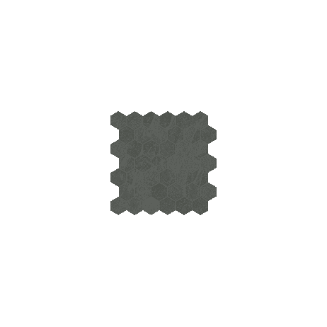 Mosaic Hexagon Nord Carbon Matte 12" x 12"