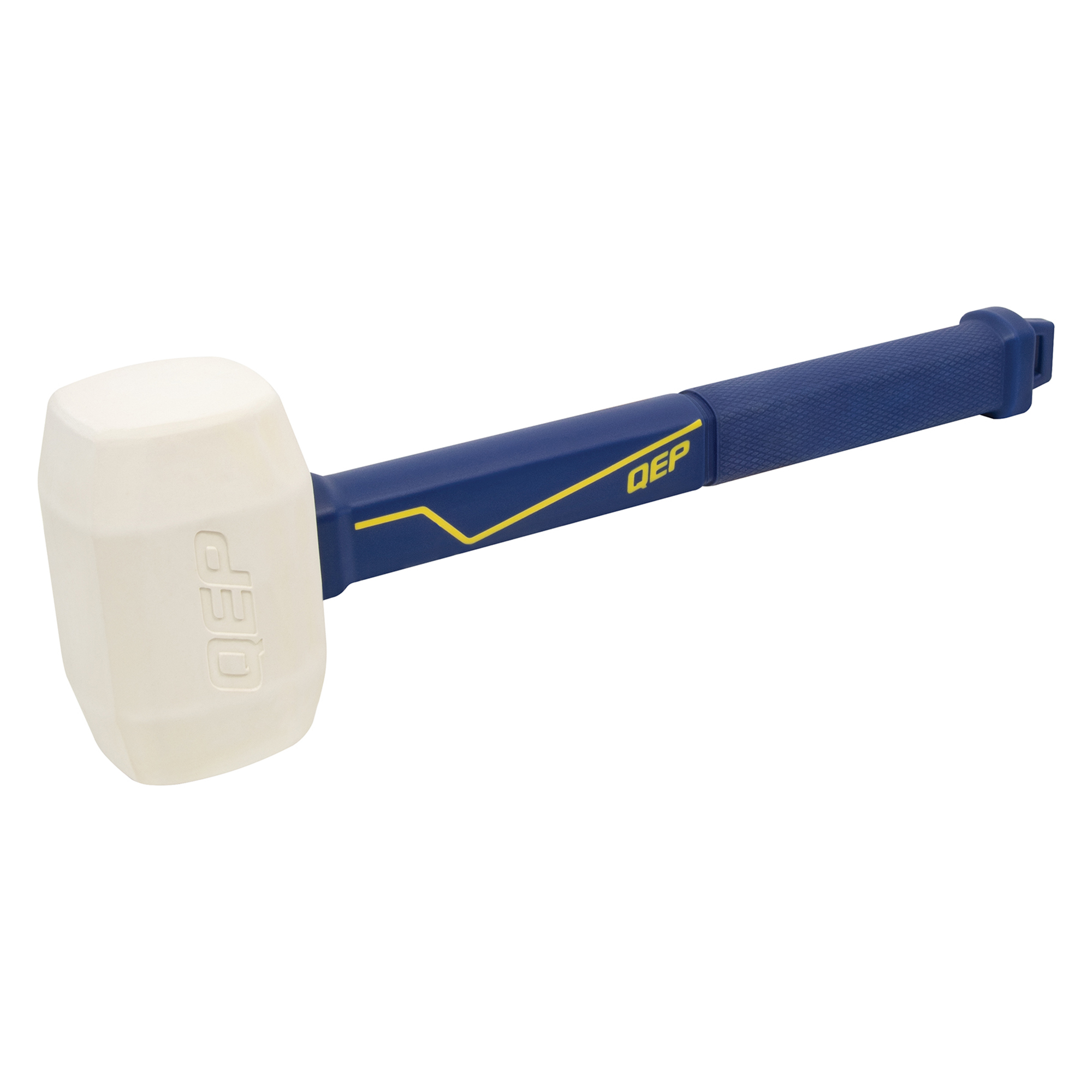 Rubber Floor Mallet Pro White with 11-1/2" Handle