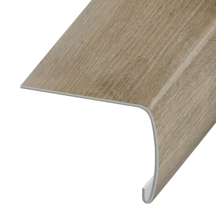 Vinyl Amazing Pro Natural Hickory Tall Stair Nose Cap 94-1/2"