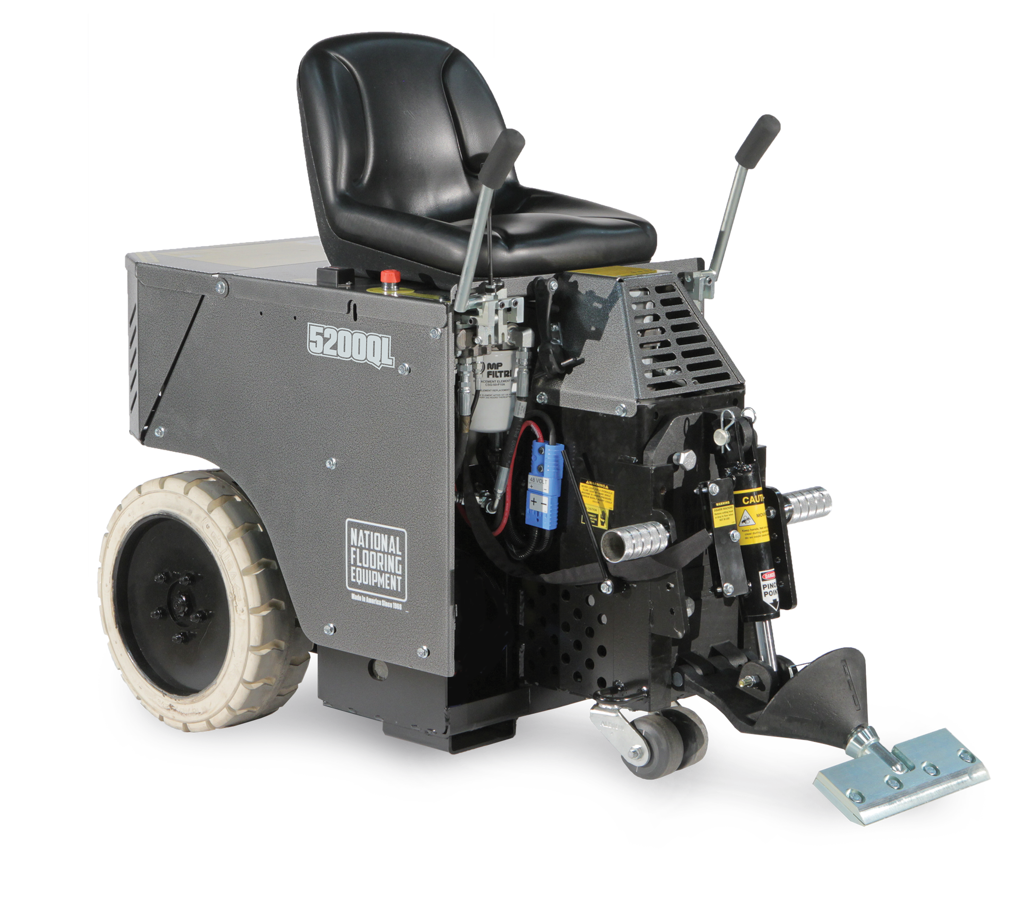 Scraper Ride-On Battery Quick Load