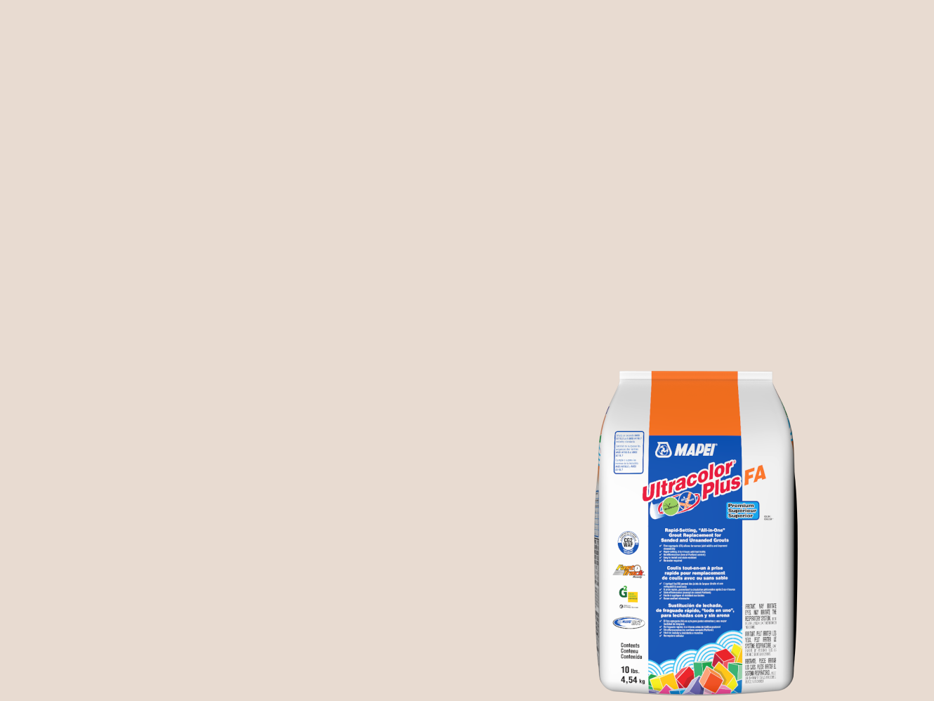 5222 Honey Butter Ultracolor Plus FA Grout (10 lbs) 5222 Honey Butter Ultracolor Plus FA Grout (10 lbs)
