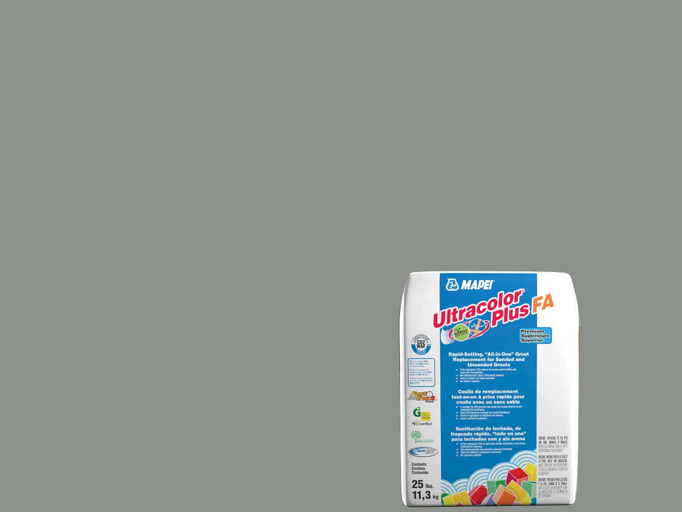 5228 Cavern Moss Ultracolor Plus FA Grout (25 lbs) 5228 Cavern Moss Ultracolor Plus FA Grout (25 lbs)