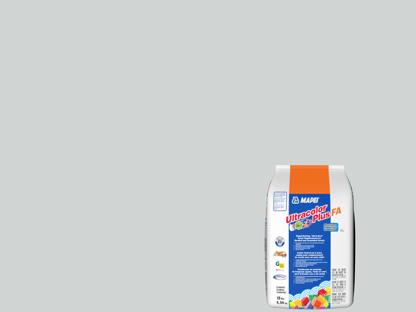 5229 Sea Salt Ultracolor Plus FA Grout (25 lbs) 5229 Sea Salt Ultracolor Plus FA Grout (25 lbs)