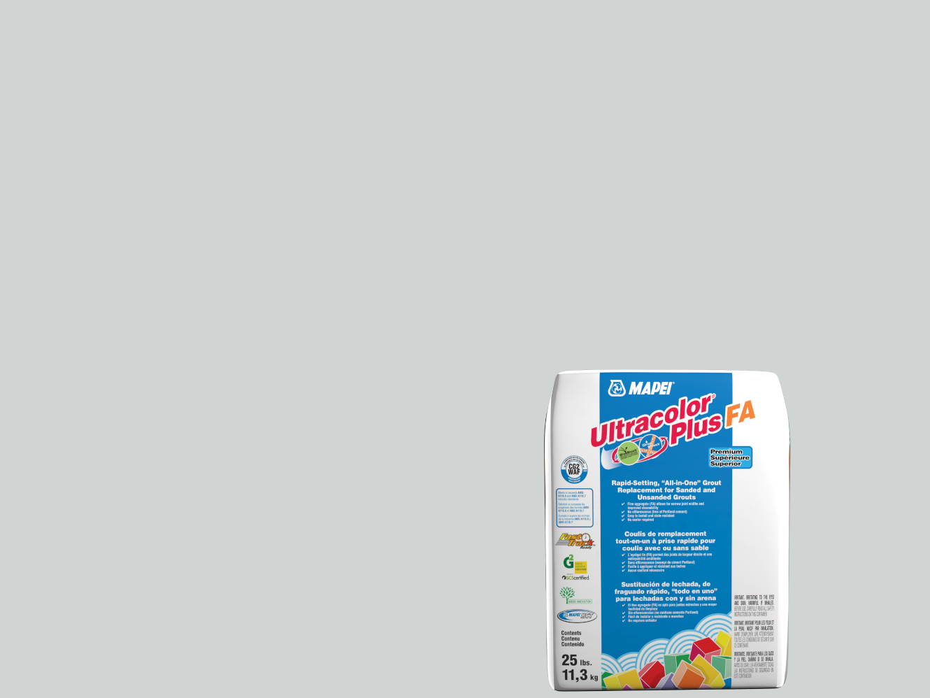 5229 Sea Salt Ultracolor Plus FA Grout (25 lbs) 5229 Sea Salt Ultracolor Plus FA Grout (25 lbs)