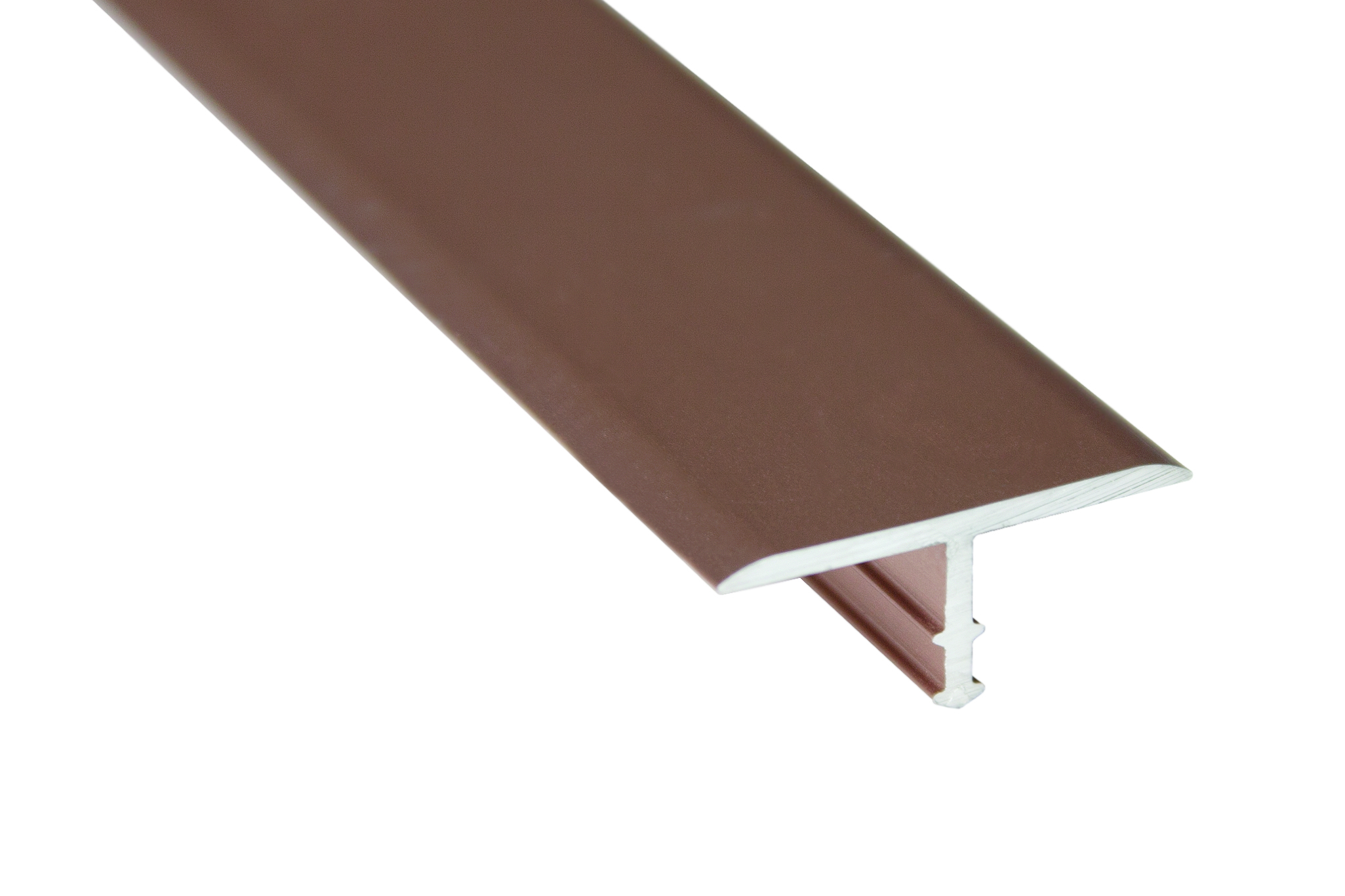 Joint de dilatation en aluminium, Bronze foncé satiné - 5/16" x 7/8" x 8'