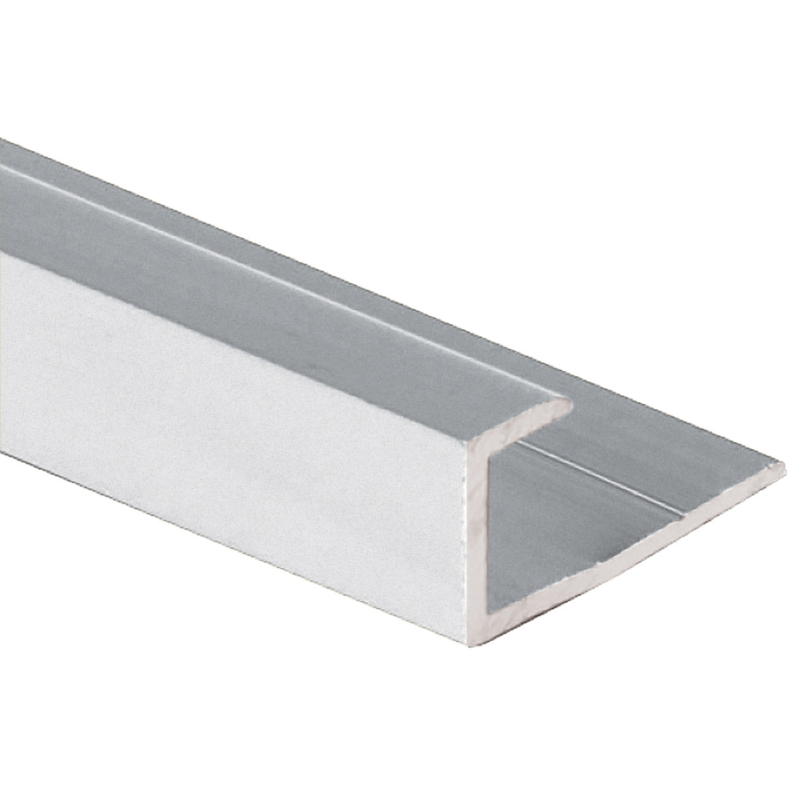 J-Molding, Satin Clear Anodized - 1/4" x 3/4" x 8'