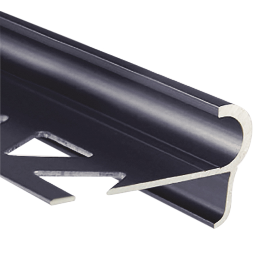Dual Purpose Decorative Edging, Satin Black - 3/8" x 8'