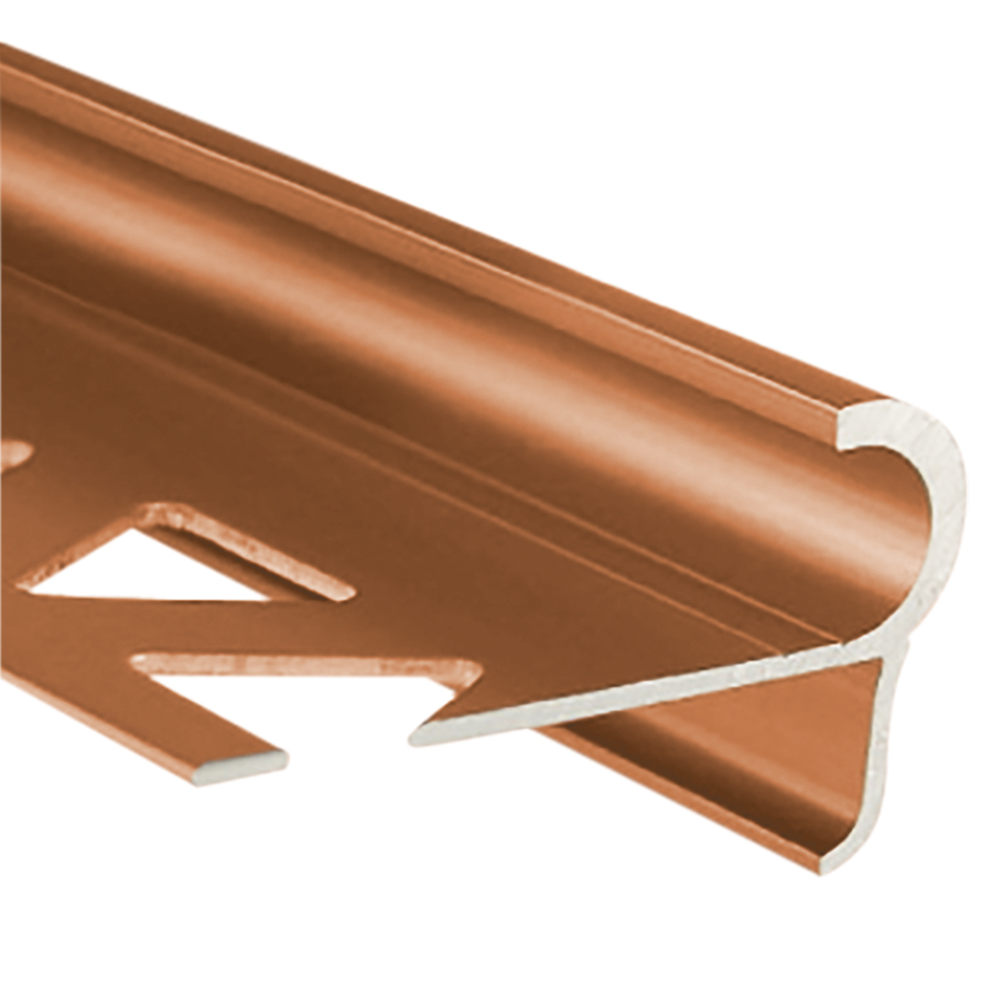 Dual Purpose Decorative Edging, Satin Dark Bronze - 3/8" x 8'