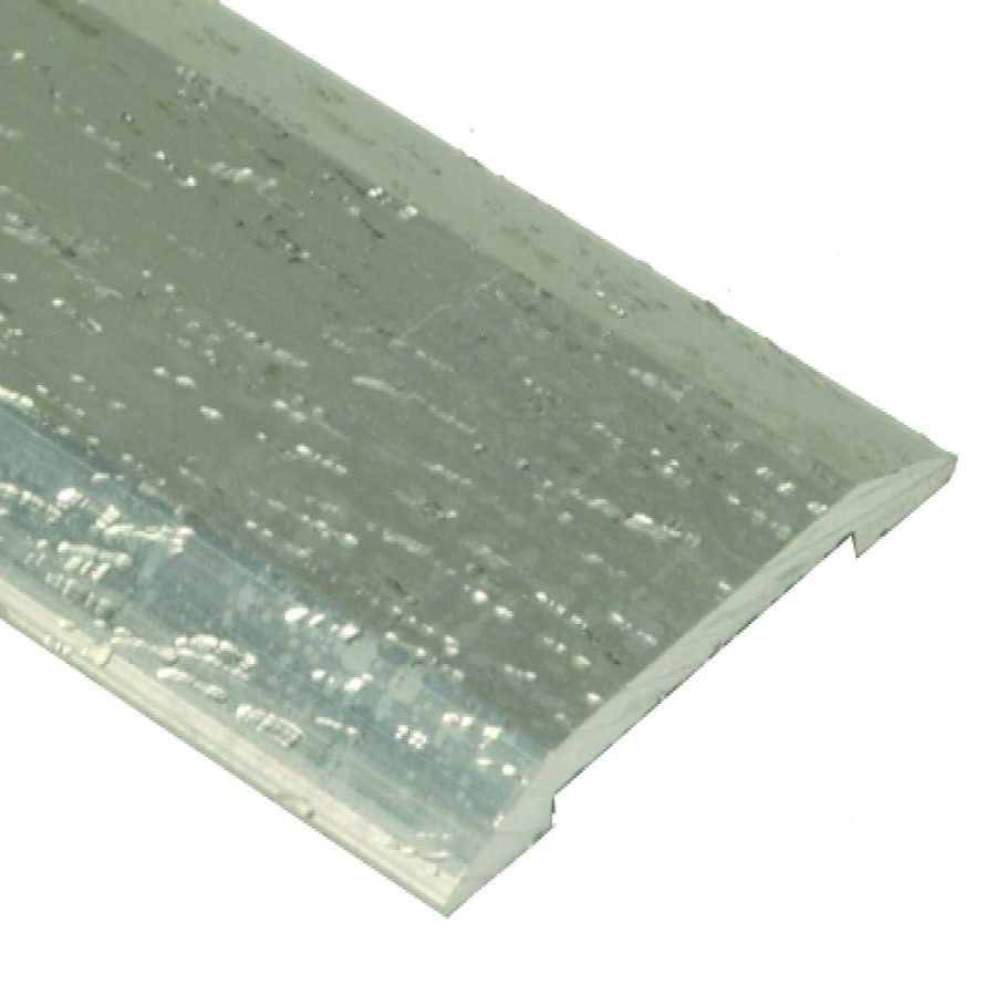 Aluminum Seam Binder, Hammered Silver - 1 1/4" x 12'