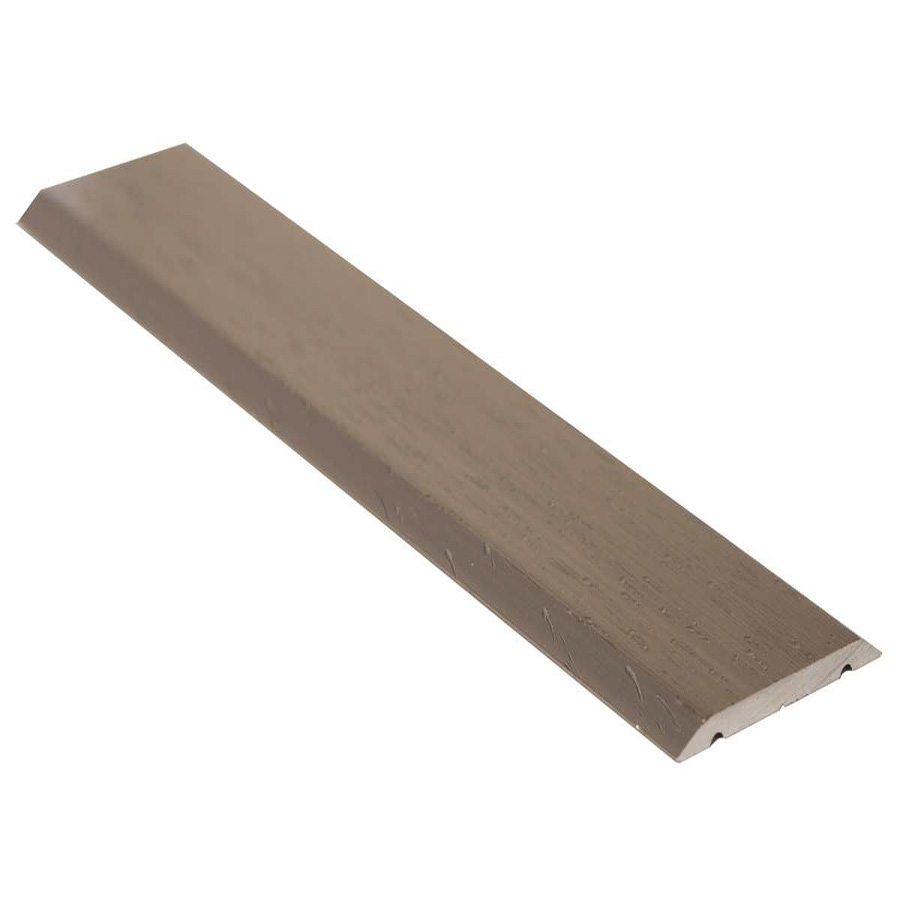 Aluminum Flat Joiner, Hammered Hammered Titanium - 1" x 12'