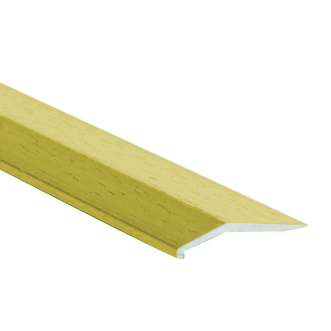 Bevel Bar Residential Aluminum Hammered Gold Anodized 1" x 12'