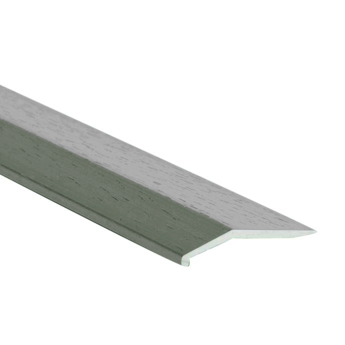 Bevel Bar Residential Aluminum Hammered Titanium 1" x 12'