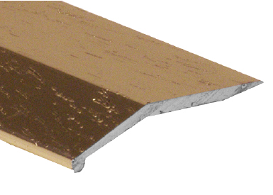 Bevel Bar Residential Aluminum Hammered Dark Bronze 1-1/2" x 12'