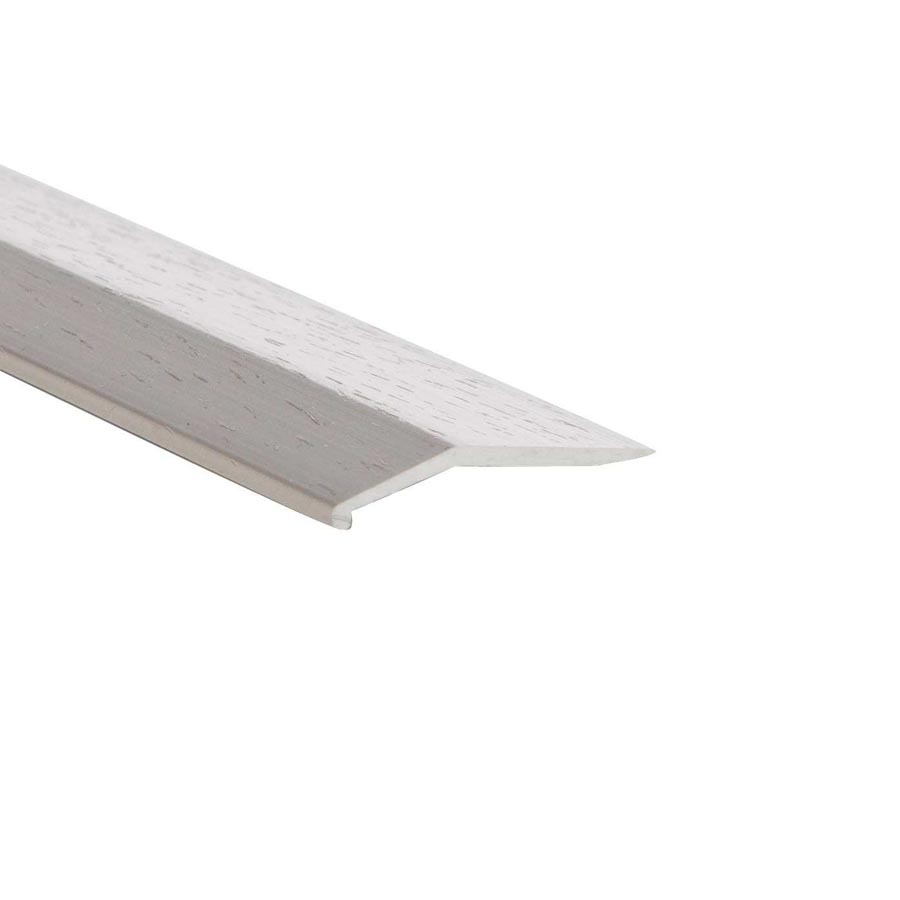 Bevel Bar Residential Aluminum Hammered Titanium 1-1/2" x 12'
