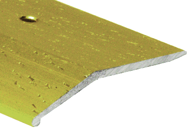 Bevel Bar Commercial Aluminum Hammered Gold Anodized 2" x 12'