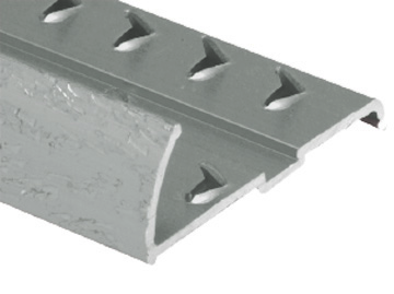 Tapdown Pinned Residential Aluminum Hammered Silver 9/16" x 12'