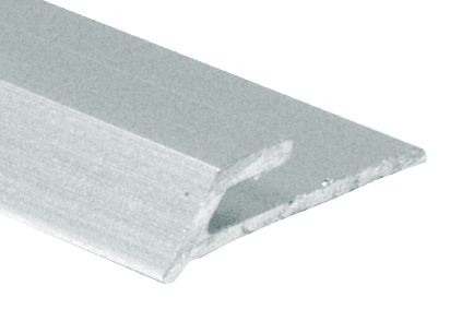 Bordure de finition en aluminium Clair anodisé satiné 1/10" x 15/16" x 12'