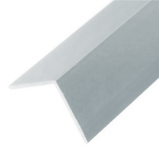 Corner Guard Aluminum Satin Clear Anodized 1/2" x 12'