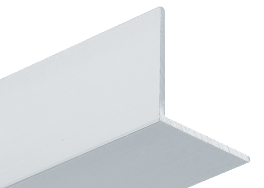 Garde de coin en aluminium Clair anodisé satiné 1" x 12'