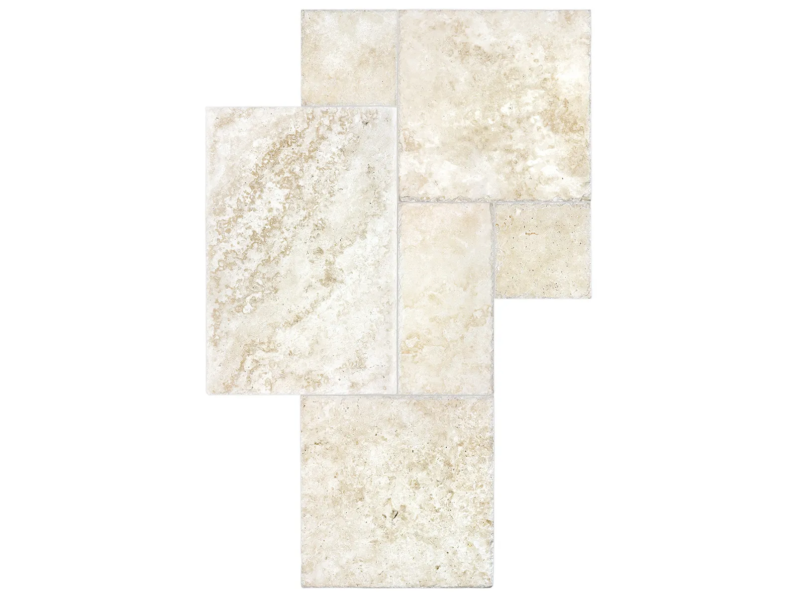 Wall Tiles Ivory Brushed 16" x 24"