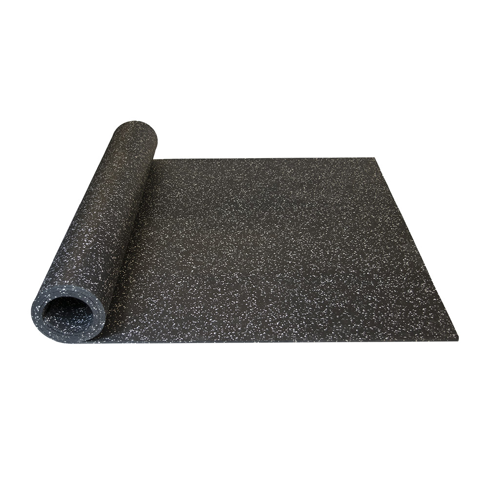 GenieMat Fit08 Fitness Floor Covering Ocean Blue 4' x 25' - 8 mm (100 sqft)