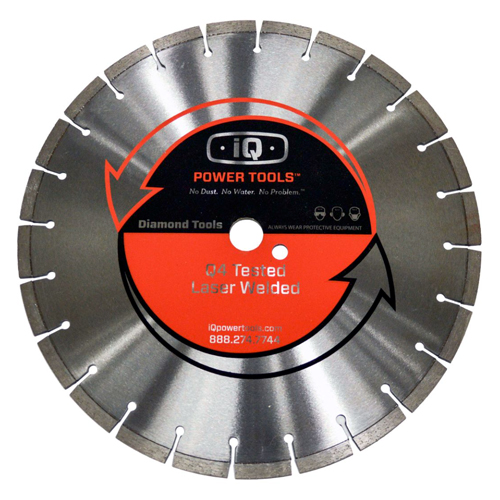 Gold Laser Welded Masonry Blade 14" x .125