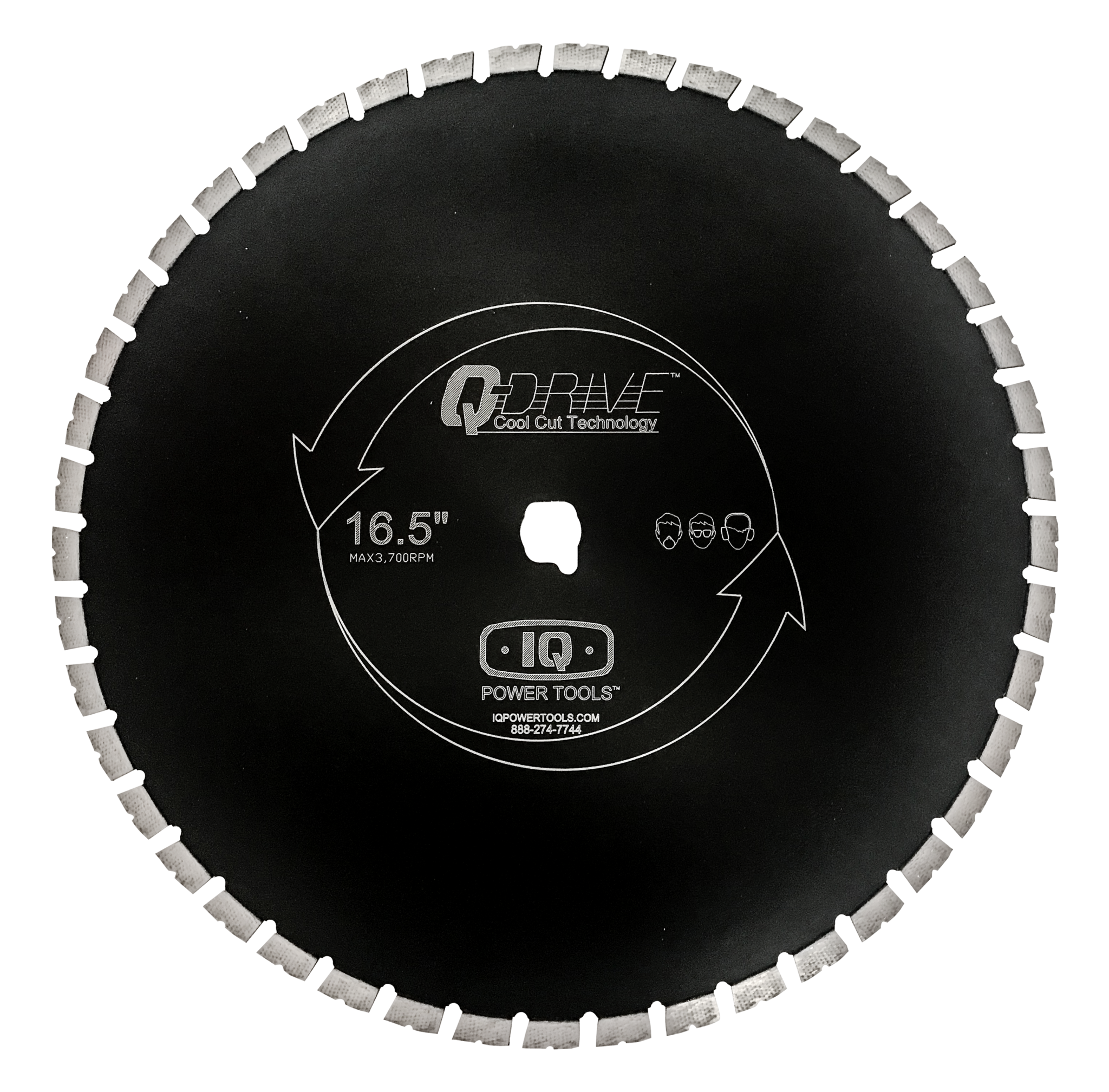 Q-Drive Arrayed Segmented Medium Soft Combination Blade Silent Core 16.5"