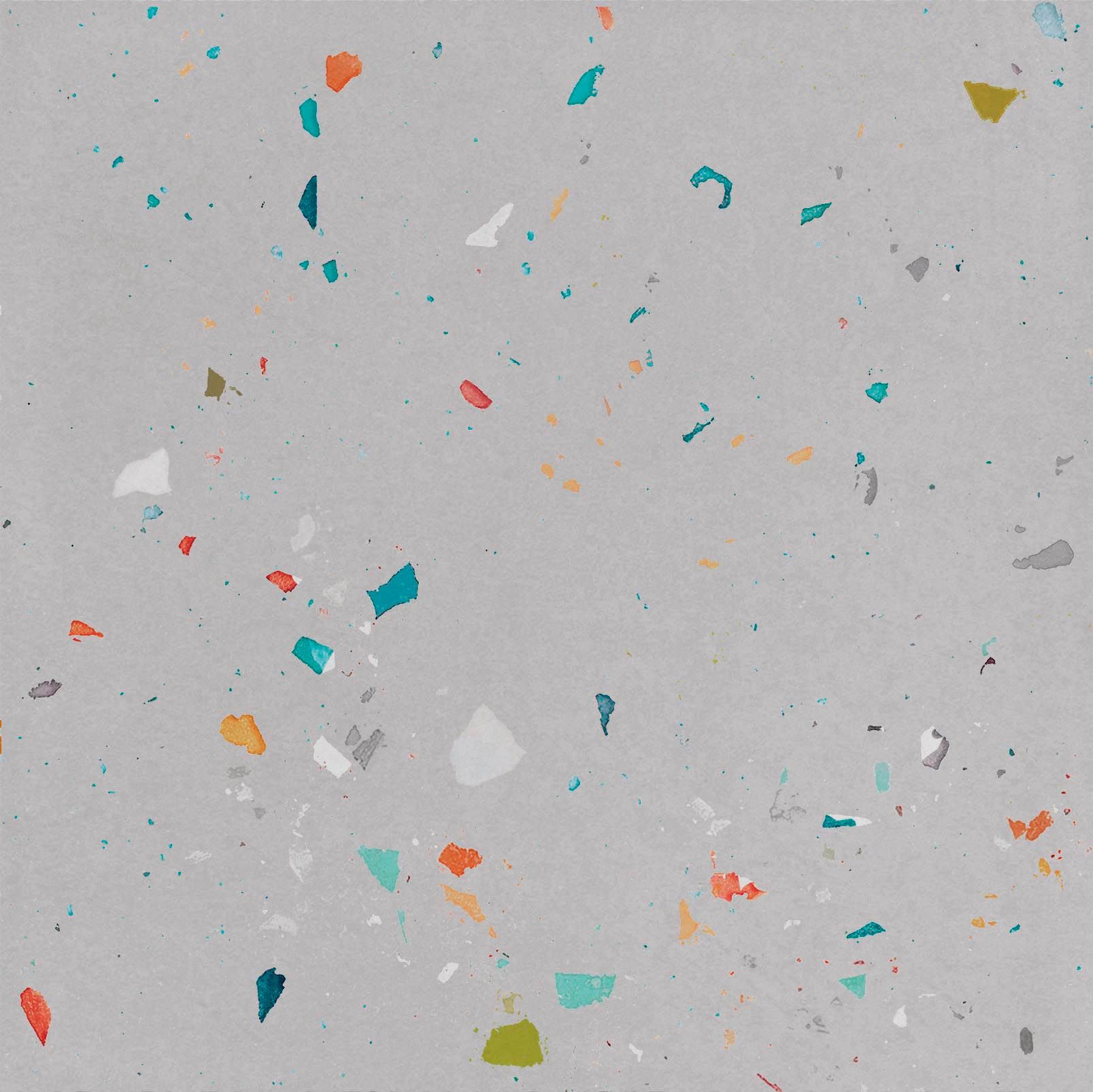 Floor Tiles Drops Grey 7" x 7"