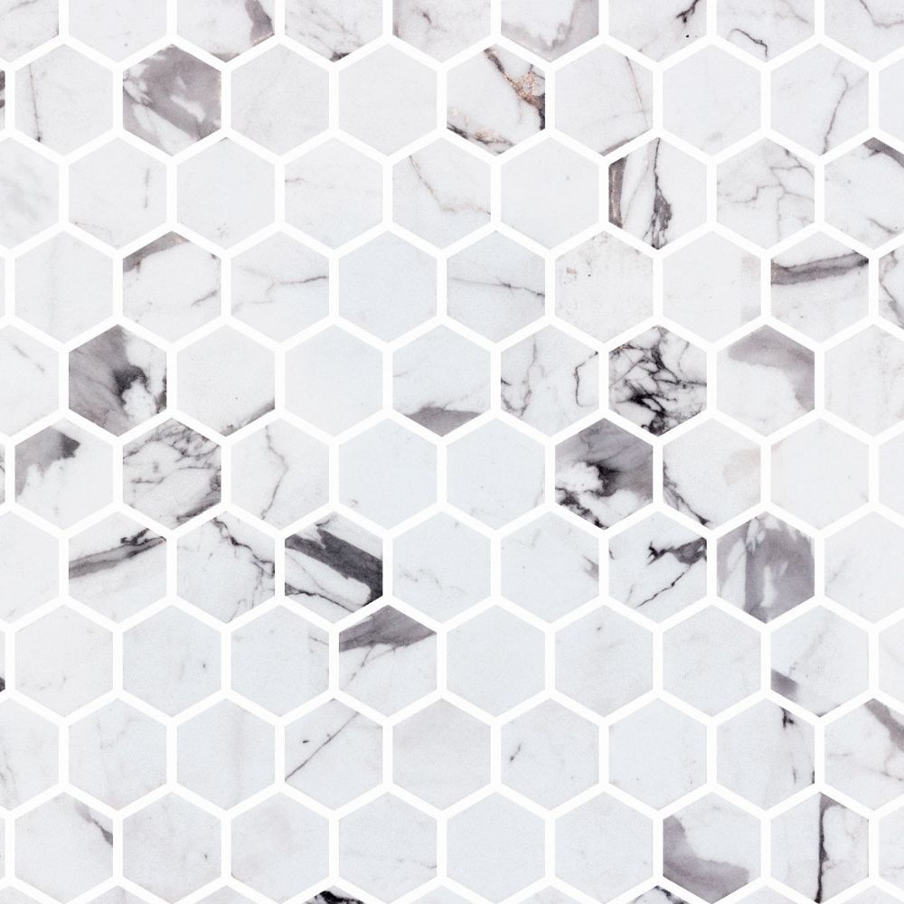 Mosaic Onix Hex Fosco 1" x 1"