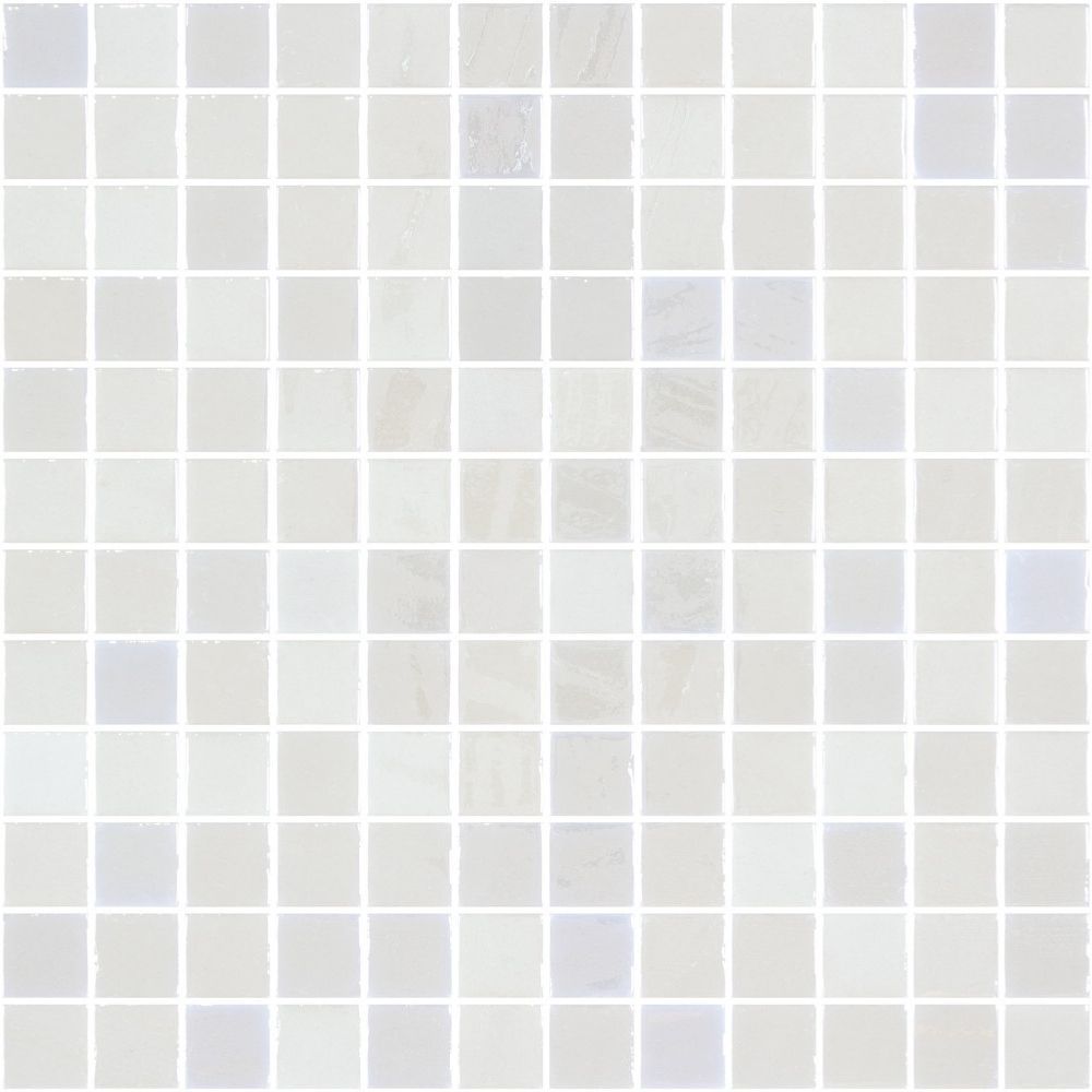 Mosaic Onix Stoneglass Opalo Blanco 1" x 1"