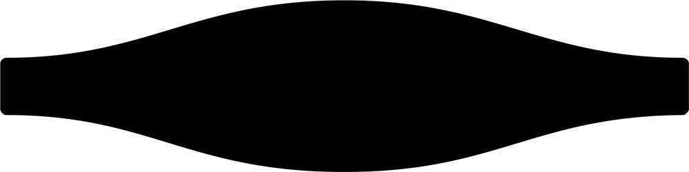 Wall Tiles Wave Black 3" x 12"