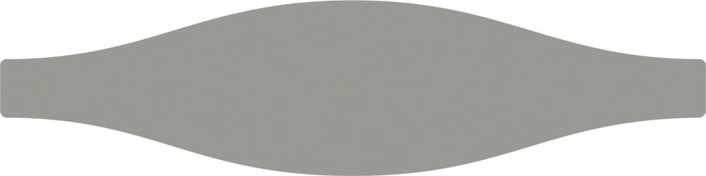 Wall Tiles Wave Grey 3" x 12"