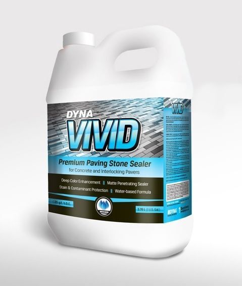 Premium Paving Stone Sealer Vivid for Concrete and Interlocking Pavers 3.78 L