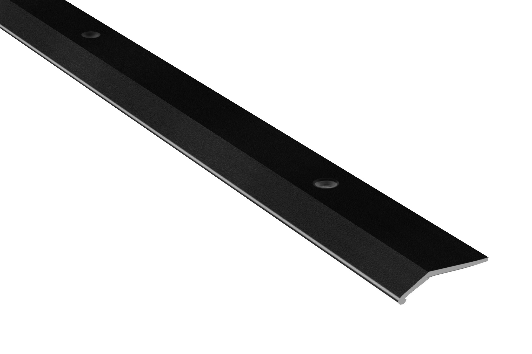 Metal Bevel Bar CM1197 Aluminum Matte Black - 5/16" (8 mm) x 1" x 12'
