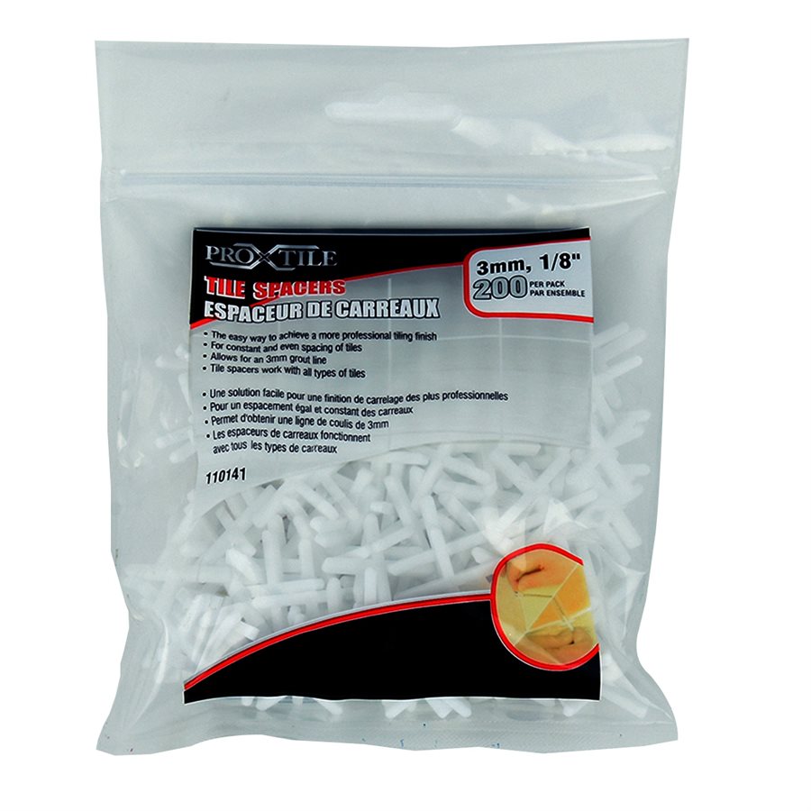 Tile Spacers 1/8" (Pack of 200)