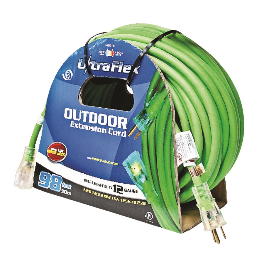 Outdoor Extension Cord SJEOW 12 Gauge 30 m