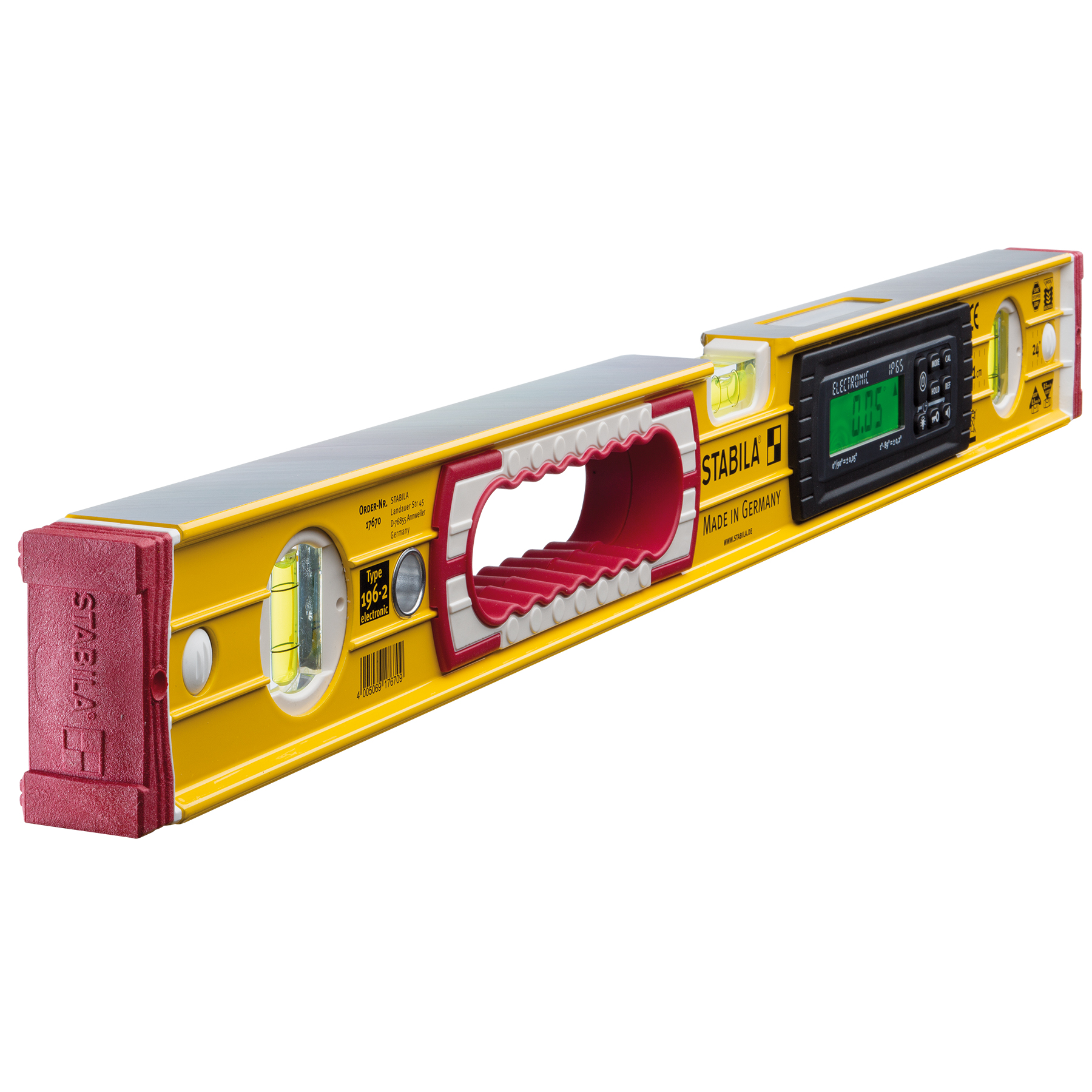 Niveau électronique/numérique/tech., 61 cm (24 po) avec étui souple