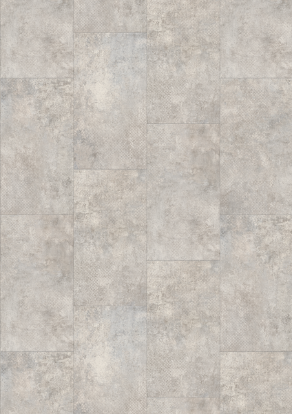 Vinyl Tile Creation 70 #1059 Secret Garden White Glue down 18" x 36"