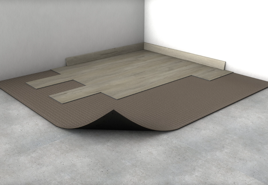 Acoustic Underlayment Smart Fix 16 dB 39-3/8" x 24' 7-5/16" - 2 mm (8.97 sqft)