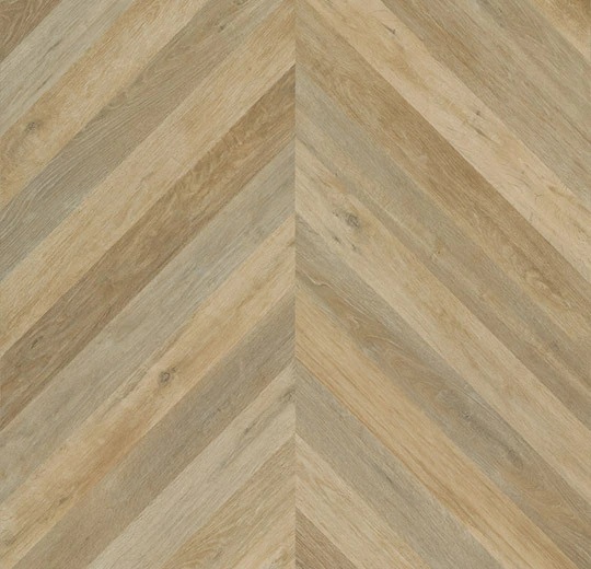 Heterogeneous Vinyl Roll Eternal Wood Light Herringbone 79" - 2 mm (Sold in sqyd)