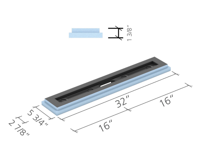 Fundo Riolito Neo Line Module 32 X 5-3/4