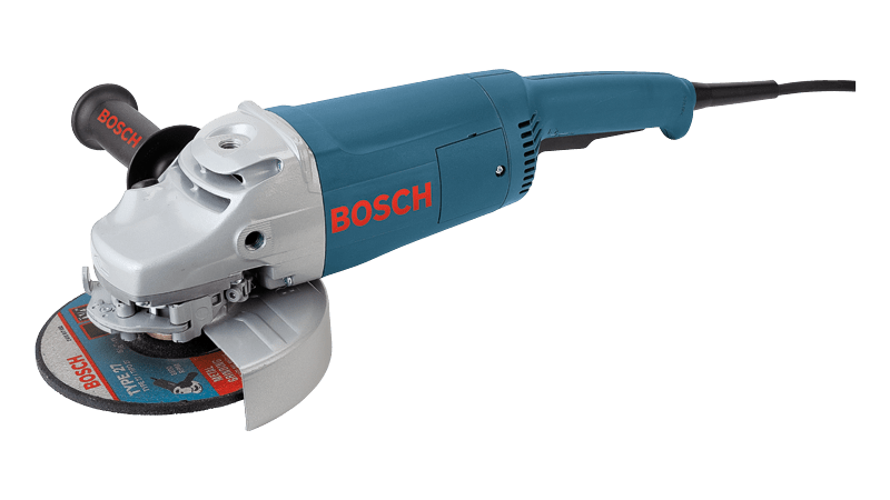 15 A Large Angle Grinder with Rat Tail Handle 7"