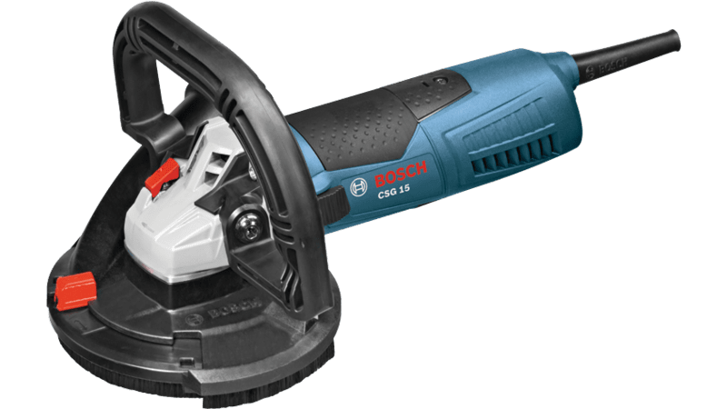Concrete Surfacing Grinder with Dedicated Dust-Collection Shroud 5"
