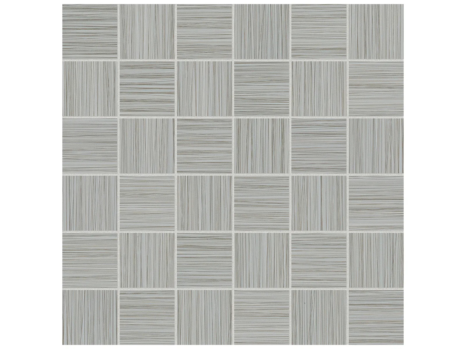 Mosaic Zera Annex Silver Matte 12" x 12"