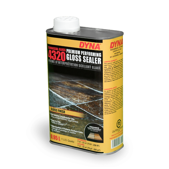 Premium Performing Gloss Sealer and Stone Enhancer Terraseal Gloss 4320 - 946 ml