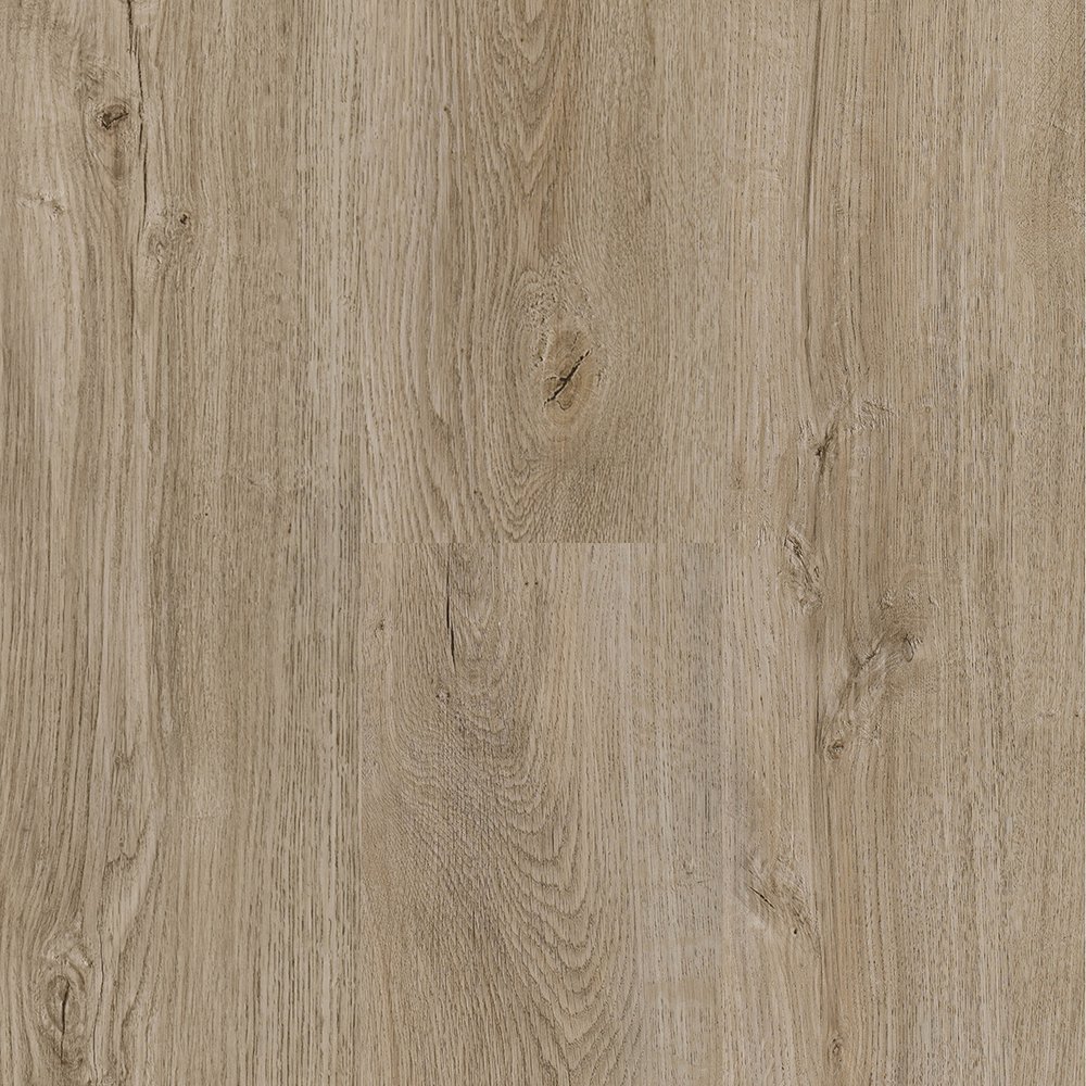 Planches de vinyle Medalist Linen Oak Collé au sol 7-1/4" x 48"