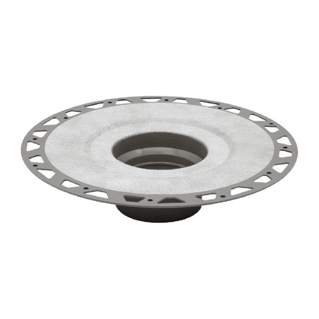 KERDI-DRAIN Bride PVC sans manchons et coin sortie de drain 2" (paquet de 10)