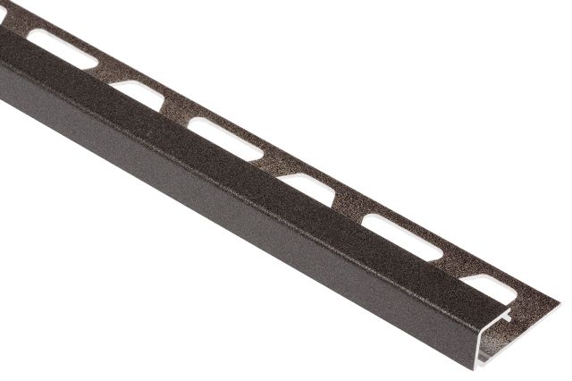 QUADEC Square Edge Profile Anodized Aluminum Dark Anthracite 5/16" (8 mm) x 10'