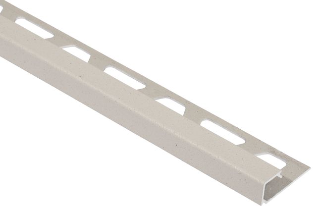 QUADEC Square Edge Profile Anodized Aluminum Ivory 5/16" (8 mm) x 10'